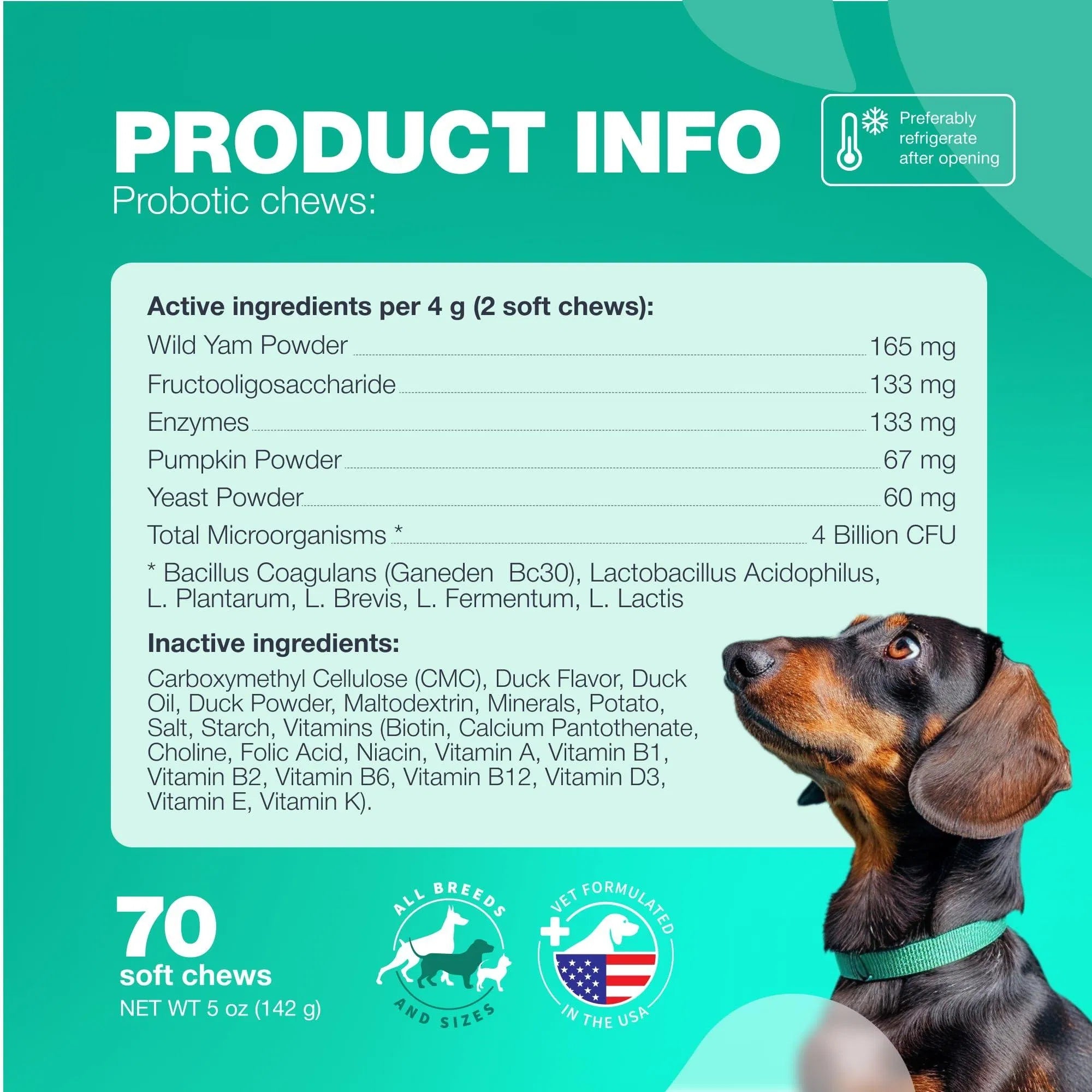 Do Not Sell On Amazon Probiotics For Dogs Support Gut Health Immunity Yeast Balance Itchy Skin Allergies Probiotics And Digestive Enzymes Coprophagia Deterrent For Dogs 180 Probiotic Chews For Dogs