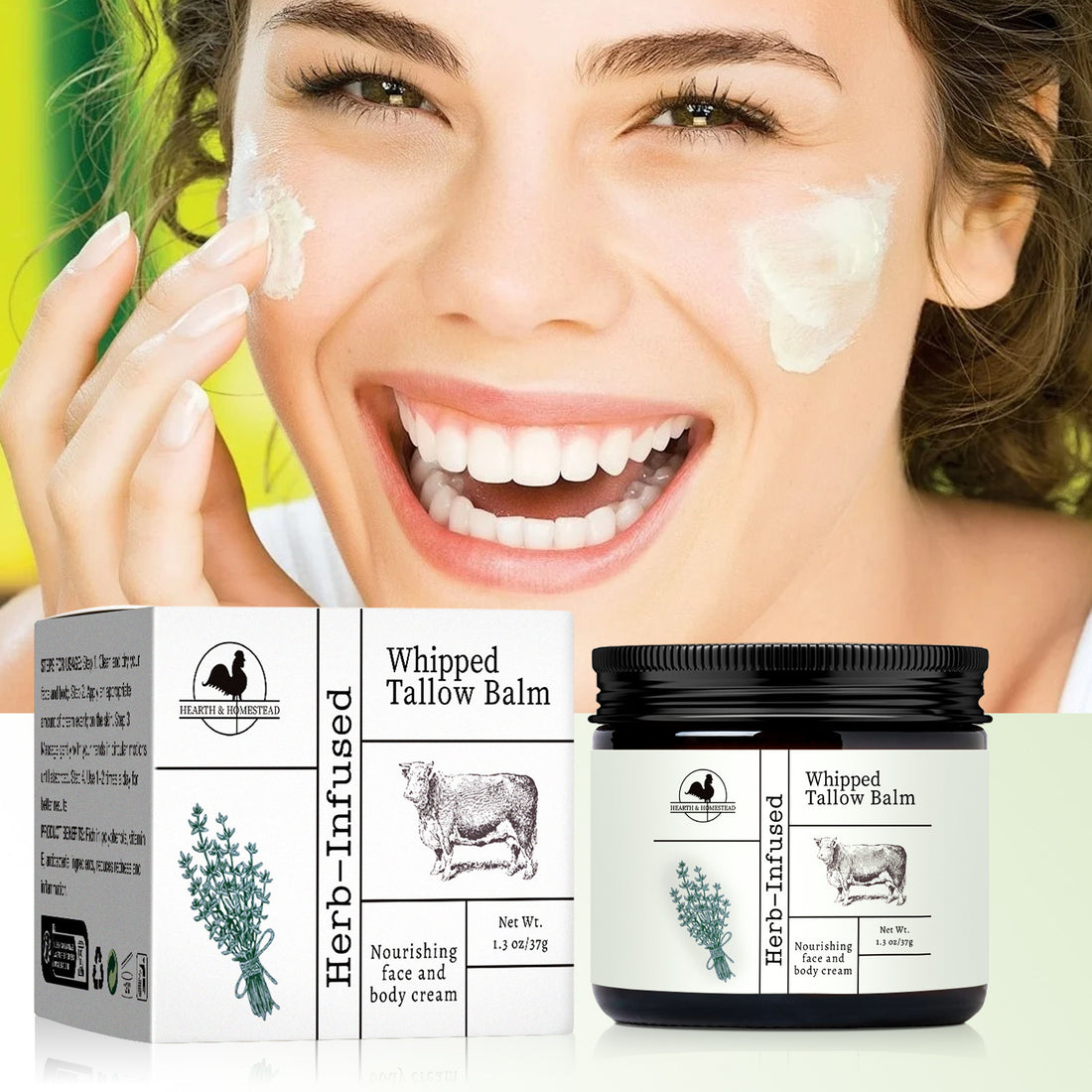 Cow Fat Cream 37g Moisturizing Beauty